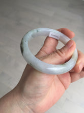 Load image into Gallery viewer, 57.5mm Certified Type A 100% Natural icy watery white purple black brown Jadeite Jade bangle BL73-7043