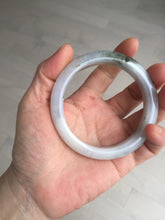 Load image into Gallery viewer, 57.5mm Certified Type A 100% Natural icy watery white purple black brown Jadeite Jade bangle BL73-7043