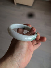 Load image into Gallery viewer, 60mm certified type A 100% Natural sunny green/dark green/white jadeite jade bangle BG25-1719