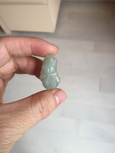 Load image into Gallery viewer, 100% Natural clear sunny green gray  jadeite jade golden fish Pendant group BP109