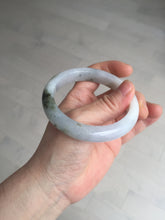 Load image into Gallery viewer, 57.5mm Certified Type A 100% Natural icy watery white purple black brown Jadeite Jade bangle BL73-7043