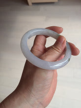 Load image into Gallery viewer, 57.2mm Certified Type A 100% Natural icy watery white purple black brown Jadeite Jade bangle BL72-7066