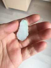 Load image into Gallery viewer, 100% Natural clear sunny green gray  jadeite jade golden fish Pendant group BP109