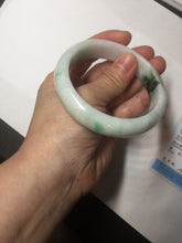 Load image into Gallery viewer, 60mm certified Type A 100% Natural sunny green yellow brown white Jadeite Jade bangle D137-1732