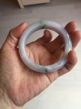Load image into Gallery viewer, 55mm Certified 100% natural Type A light purple with sunny flying flowers jadeite jade bangle BL107-8720