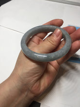 Load image into Gallery viewer, 56.6mm 100% natural Type A icy dark green/gray/black(WuJi) jadeite jade bangle AY92-1257
