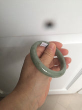 Load image into Gallery viewer, 54.6mm Certified 100% natural Type A green/gray jadeite jade bangle AE66-2866