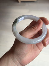 Load image into Gallery viewer, 57.2mm Certified Type A 100% Natural icy watery white purple black brown Jadeite Jade bangle BL72-7066