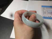 Load image into Gallery viewer, 52.2mm certified 100% natural Type A sunny green/white/purple jadeite jade bangle BK7-2419