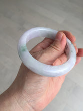 Load image into Gallery viewer, 55mm Certified 100% natural Type A light purple with sunny flying flowers jadeite jade bangle BL107-8720