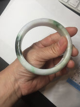 Load image into Gallery viewer, 60mm certified Type A 100% Natural sunny green yellow brown white Jadeite Jade bangle D137-1732