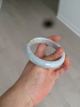 Load image into Gallery viewer, 58mm certified 100% natural light white/green/purple/yellow (Fu Lu Shou) jadeite jade bangle A102-1371