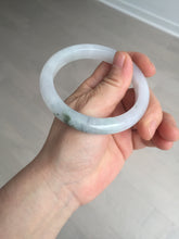 Load image into Gallery viewer, 57.2mm Certified Type A 100% Natural icy watery white purple black brown Jadeite Jade bangle BL72-7066