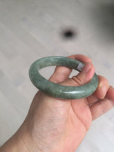 Load image into Gallery viewer, 54.6mm Certified 100% natural Type A green/gray jadeite jade bangle AE67-2865