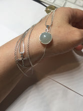 Load image into Gallery viewer, 100% natural Type A green blue Jadeite Bead & Cross Layered pendant Necklace PD166