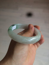 Load image into Gallery viewer, 55.6mm Certified type A 100% Natural icy watery light green Jadeite bangle AY24-1699
