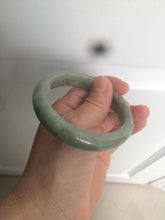 Load image into Gallery viewer, 54.6mm Certified 100% natural Type A green/gray jadeite jade bangle AE67-2865