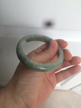 Load image into Gallery viewer, 54.6mm Certified 100% natural Type A green/gray jadeite jade bangle AE67-2865