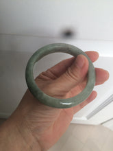 Load image into Gallery viewer, 54.6mm Certified 100% natural Type A green/gray jadeite jade bangle AE67-2865