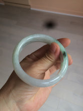Load image into Gallery viewer, 55.6mm Certified type A 100% Natural icy watery light green Jadeite bangle AY24-1699