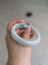Load image into Gallery viewer, 55.6mm Certified type A 100% Natural icy watery light green Jadeite bangle AY24-1699
