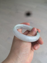 Load image into Gallery viewer, 55.6mm Certified type A 100% Natural icy watery light green Jadeite bangle AY24-1699