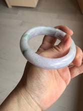 Load image into Gallery viewer, 55mm Certified 100% natural Type A light purple with sunny flying flowers jadeite jade bangle BL107-8720