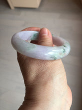 Load image into Gallery viewer, 55mm Certified 100% natural Type A light purple with sunny flying flowers jadeite jade bangle BL107-8720
