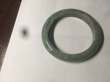 Load image into Gallery viewer, 54.6mm Certified 100% natural Type A green/gray jadeite jade bangle AE67-2865