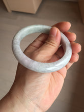 Load image into Gallery viewer, 56.8mm Certified Type A 100% Natural light purple green white jadeite Jade bangle BS17-4011