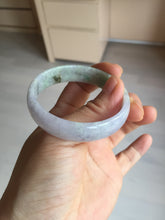 Load image into Gallery viewer, 50.5mm 100% natural Type A sunny green/purple jadeite jade bangle BP14