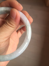 Load image into Gallery viewer, 61.5mm Certified Type A 100% Natura light green white purple Jadeite bangle X159-3830