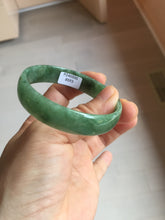 Load image into Gallery viewer, 52.8mm certified 100% natural Type A forest green dark green jadeite jade bangle BP15-8593