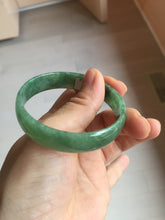 Load image into Gallery viewer, 52.8mm certified 100% natural Type A forest green dark green jadeite jade bangle BP15-8593