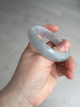 Load image into Gallery viewer, 51.5mm certified 100% natural type A light purple sunny green yellow oval jadeite jade bangle BL77-8666