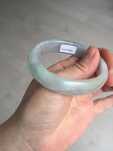 Load image into Gallery viewer, 51.5mm certified 100% natural type A light purple sunny green yellow oval jadeite jade bangle BL77-8666