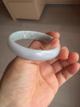 Load image into Gallery viewer, 52.5mm Certified Type A 100% Natural light green white purple Jadeite bangle AU1-3836