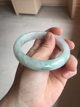 Load image into Gallery viewer, 56.5mm certified 100% natural Type A light green purple red(FU LU SHOU) jadeite jade bangle PC136-9157