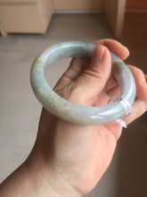 Load image into Gallery viewer, 55.7mm Certified Type A 100% Natural watery light purple/green/white Jadeite Jade bangle F99-3522