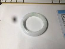 Load image into Gallery viewer, 53mm 100% natural Type A white/sunny green/red Jadeite jade bangle AE64-8013