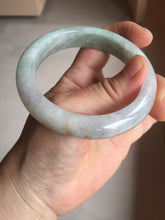 Load image into Gallery viewer, 56.5mm certified 100% natural Type A light green purple red(FU LU SHOU) jadeite jade bangle PC136-9157