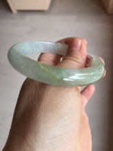 Load image into Gallery viewer, 53.8mm certified 100% natural Type A icy watery green brown purple  jadeite jade bangle BL113-9438