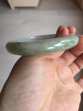 Load image into Gallery viewer, 53.8mm certified 100% natural Type A icy watery green brown purple  jadeite jade bangle BL113-9438