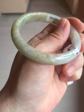 Load image into Gallery viewer, 53.8mm certified Type A 100% Natural icy light green/yellow/purple Jadeite Jade bangle F100-3517