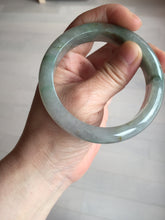 Load image into Gallery viewer, 56.2mm certified Type A 100% Natural green/red/gray/purple (FU LU SHOU) Jadeite Jade bangle BL78-8659