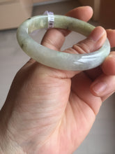 Load image into Gallery viewer, 53.8mm certified Type A 100% Natural icy light green/yellow/purple Jadeite Jade bangle F100-3517
