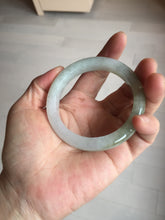 Load image into Gallery viewer, 53.8mm certified 100% natural Type A icy watery green brown purple  jadeite jade bangle BL113-9438