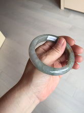 Load image into Gallery viewer, 56.2mm certified Type A 100% Natural green/red/gray/purple (FU LU SHOU) Jadeite Jade bangle BL78-8659