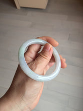 Load image into Gallery viewer, 54.6mm Certified 100% natural Type A white/green/purple jadeite jade bangle AM33-0255