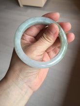 Load image into Gallery viewer, 53.8mm certified 100% natural Type A icy watery green brown purple  jadeite jade bangle BL113-9438
